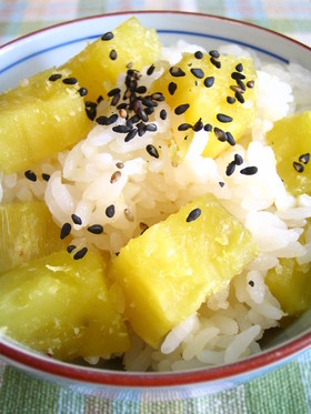 もち米入り♪さつまいもご飯♪