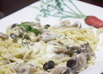 とろ～りチーズのきのこパスタ