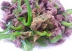 牛肉とピーマンの千切り炒め