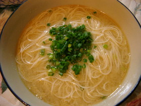 味噌味にゅうめん