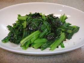 青菜の海苔和え