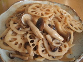 れんこんの炒り煮