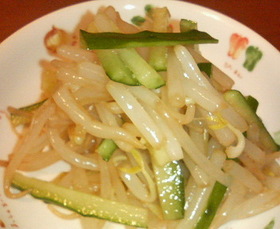 簡単♪美味しい♪もやし＆キュウリのサラダ