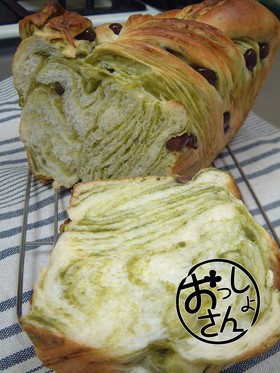抹茶シートで和風パンどすえ～♪