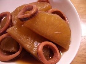 大根★イカ で簡単♪