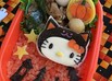 ハロウィン　黒猫キティのキャラ弁
