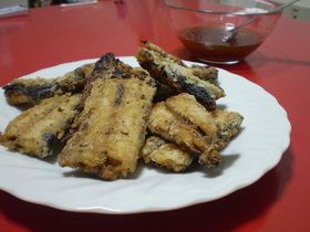 焼き魚で☆秋刀魚の竜田揚げ