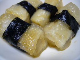 高野豆腐☆揚げのり巻き