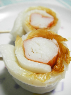 ★お弁当に★ちくわdeカニカマ巻き～♪