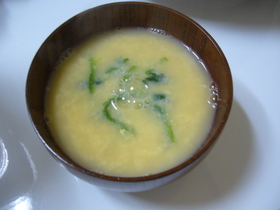 ほうれん草の美味しい味噌汁