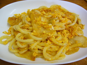 キムチ焼きうどん