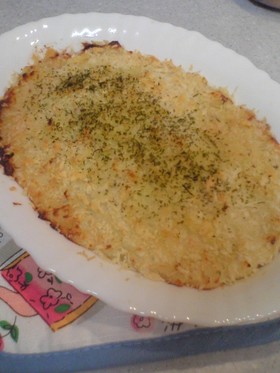 たらとポテトのほっこりグラタン