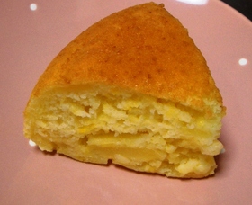混ぜるだけ＆待つだけ♪りんごケーキ