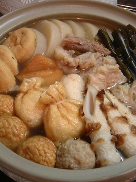 牛すじ入り♪簡単白だしおでん