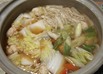 Ｗスープ!?で醤油ちゃんこ鍋のだし