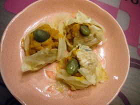 余ったカボチャ煮で！うまうまヘルシー焼売