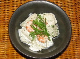 冬瓜を使ったサラダ