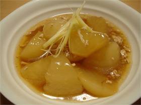 体にやさしい大根のそぼろ煮