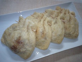 納豆好きに♡小袋包み焼き