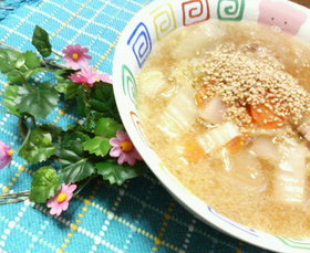メインになる♡美味♥白菜とろとろスープ♡