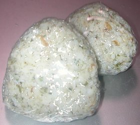 しらす＆鰹節＆青海苔のおにぎり