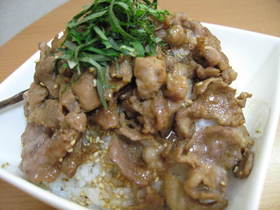 ガッツリ！簡単豚丼