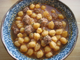マメでトルコ!ひよこ豆の煮込み(☆