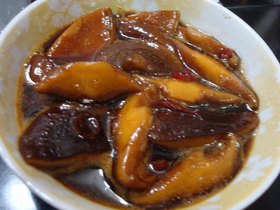 しいたけのピリ辛煮