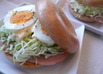 コブドレッシングでベーグルサンド★
