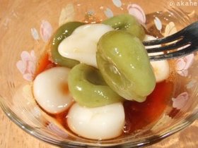 抹茶白玉だんご