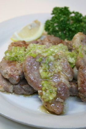 ☆豚肉の塩ねぎソテー☆