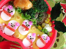 ゆきんこシスターズ　キャラ弁