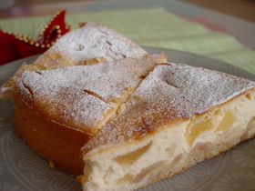 ♪りんごがゴロゴロ～のチーズケーキ♪