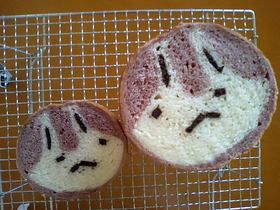 レンジパンで「うさぎちゃん」トヨ型♪