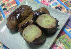 キャベチ～の牛肉巻き