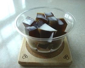 ダイエット中の間食　コーヒー寒天♪