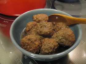 かんたん肉だんご和風