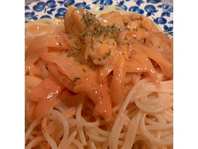 ゆで時間で完成！簡単オーロラソースパスタ