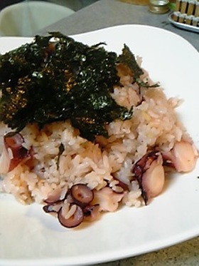 たこがゴロゴロたこ飯君