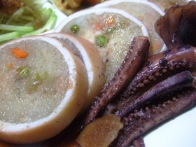 活力鍋で　イカのおろしジャガ詰め煮