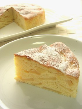 ノンオイル♪りんごのしっとりケーキ