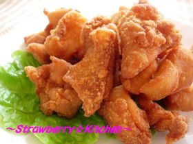 ☆上新粉でカリッカリ♪一口竜田揚げ☆