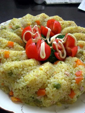 簡単♪カレーピラフ