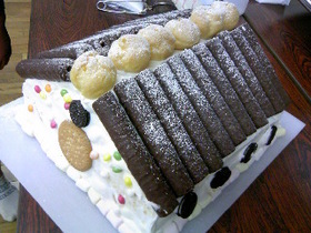 でっかく作ろう！クリスマスケーキハウス