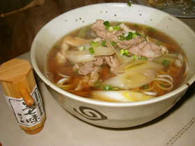 豚ねぎ蕎麦