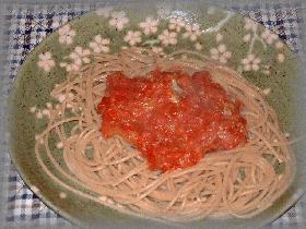 ブルーチーズ入りトマトパスタ
