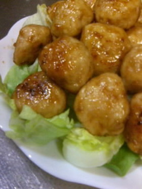 はんぺん+鶏挽肉でつくね