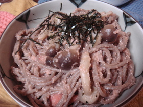 ☆蕎麦ゲッティ☆辛子明太Ｖｅｒ