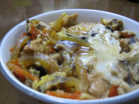 うちの親子丼は具だくさん☆