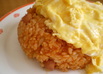 しっかり味のチキンライスで✿オムライス
